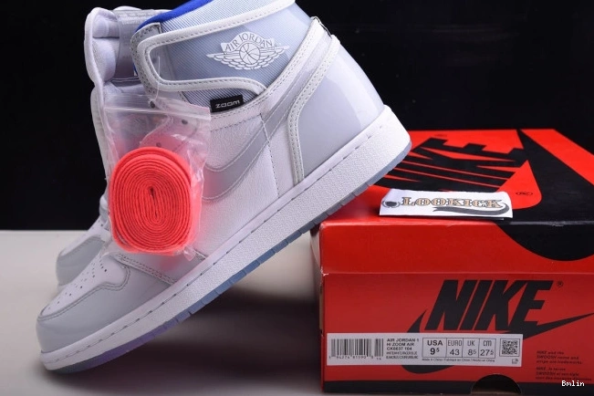 Bmlin White Racer CK6637-104 Zoom Jordan High 1 Blue Air Retro 0810